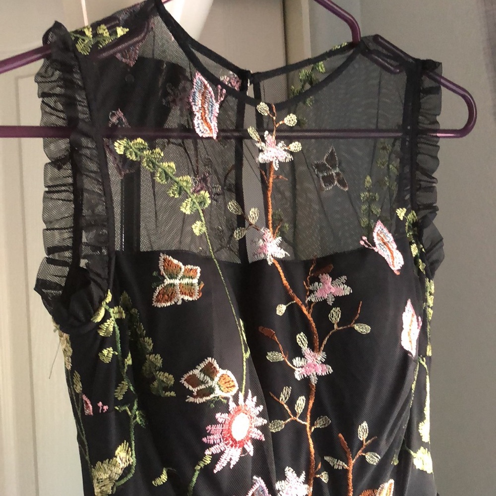 Morgan & Co floral gown size 1 - Picture 3 of 15